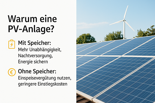 Vorteile einer PV-Anlage